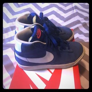 Blue Nike Blazer Mid Sz13 Boys
